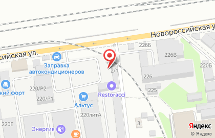 Строительная компания Южный дом на ​Новороссийской на карте