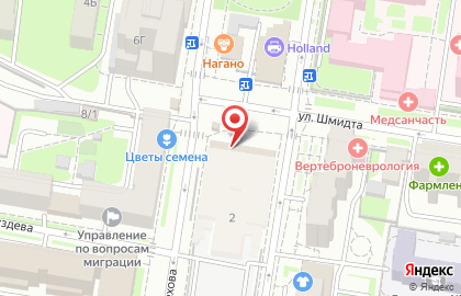 Магазин домашнего текстиля на ул. Чехова, 2 на карте