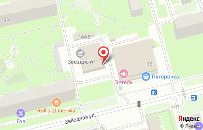 Магазин свежего мяса в Московском районе на карте