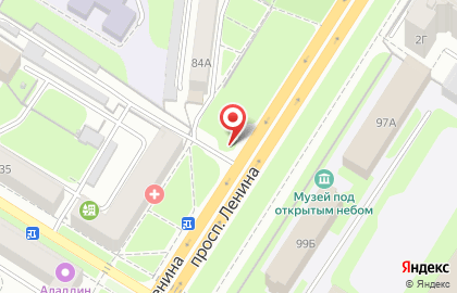 Строительная компания ИндивиДом на проспекте Ленина на карте