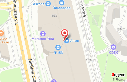 Медовая эколавка в ТЦ Л-153 на Люблинской улице на карте