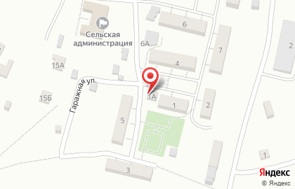 Продуктовый магазин на Центральной улице на карте