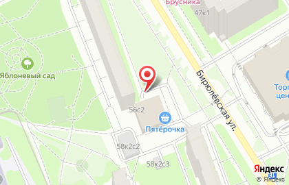 ОАО Банкомат, МОСКОВСКИЙ КРЕДИТНЫЙ БАНК на Бирюлёвской улице на карте