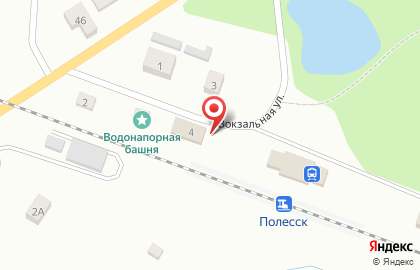 Продуктовый магазин У Татьяны на Вокзальной улице на карте