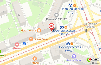 Пекарня-кондитерская Цех85 на Заневском проспекте на карте
