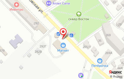 Супермаркет Магнит в Ростове-на-Дону на карте