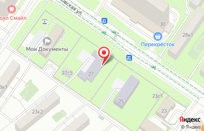 # 2020 Детский сад на Болотниковской улице на карте
