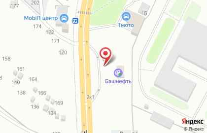 АЗС в Уфе на карте
