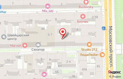 Компания Ремонт квартир под ключ в Санкт-Петербурге на 6-й Красноармейской улице на карте