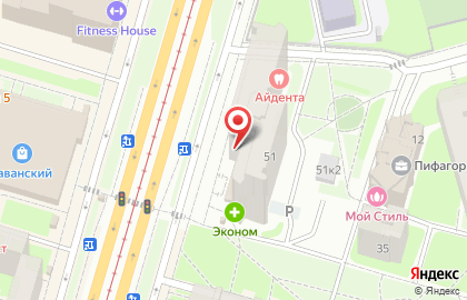 Магазин эконом-класса Технолог в Василеостровском районе на карте