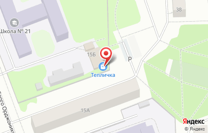 Тепличка на карте