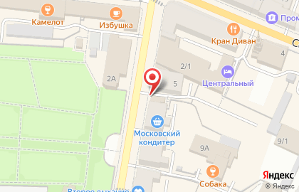 Магазин кондитерских изделий Московский кондитер на улице Чайковского на карте