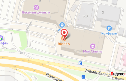 Ресторан быстрого питания Крошка Картошка на Знаменской улице в Красногорске на карте