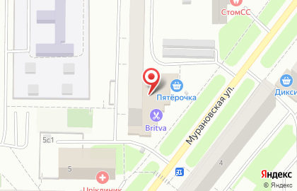 Стоматология Smile Estetic на Мурановской улице на карте