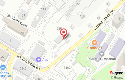 Строительно-монтажная компания Град-Сервис на Стрелковой улице на карте