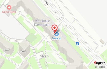 Ветеринарная клиника Гелиэт на проспекте Маршала Жукова на карте