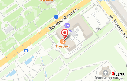 Ретро-ресторан Волга на Волжском проспекте на карте