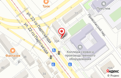 СберБанк на улице 22 Партсъезда на карте