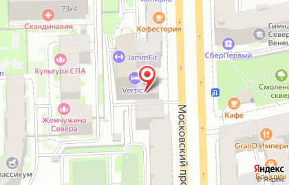 Центр медицинской косметологии Космет на Московском проспекте на карте