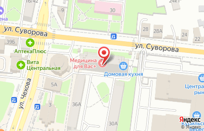 Центр Медицина для Вас+ на Суворова на карте