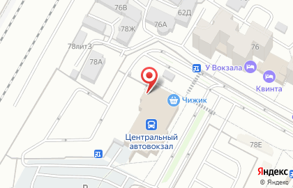 Павильон по продаже сувениров на карте