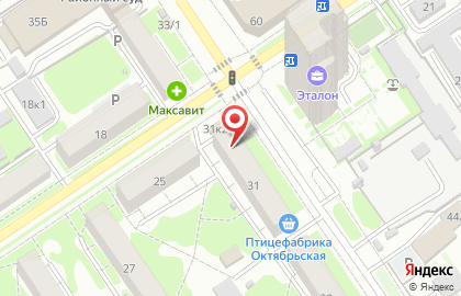 Магазин ВиноГрад в Заельцовском районе на карте
