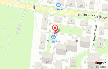 Продуктовый магазин в Нижнем Новгороде на карте