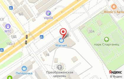 Магазин-пекарня Брецель в Тракторозаводском районе на карте
