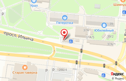 Телекоммуникационная компания МТС на проспекте Ильича, 37/1 в Первоуральске на карте