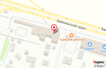 Кафе Лина в Иркутске на карте