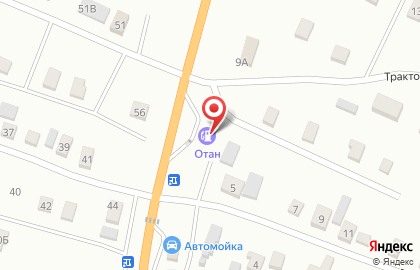 Отан на Луговой улице на карте