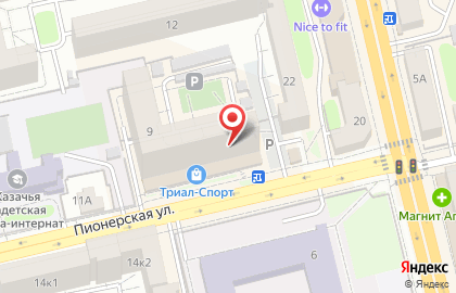 Стройпрофи на Пионерской улице на карте