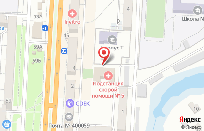 Астро в Кировском районе на карте