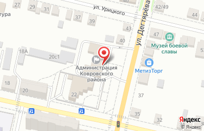 Администрация Ковровского района на карте