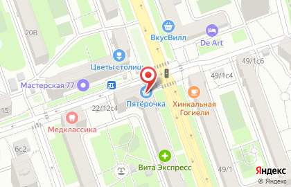 Сеть шаурменных Донеретто на Авиамоторной улице на карте