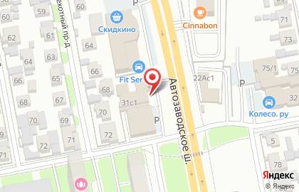 Торгово-сервисная компания Огонек на Автозаводском шоссе на карте