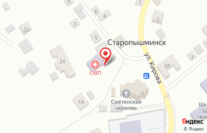 Березовская центральная городская больница на улице Волкова на карте