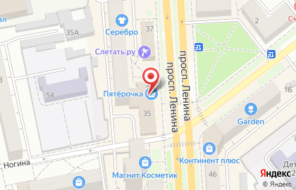 Ювелирный магазин Сапфир на проспекте Ленина на карте