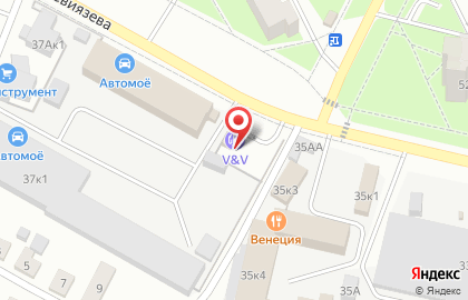 АЗС VV в Индустриальном районе на карте