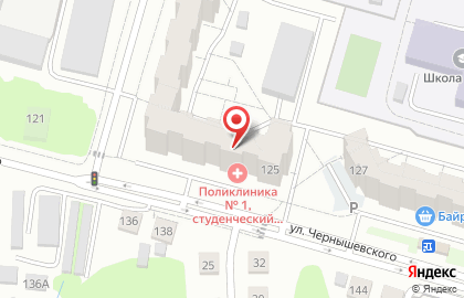 Витражно-багетная мастерская Июль на улице Чернышевского на карте