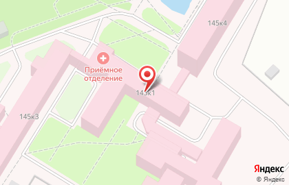 Архангельский областной клинический онкологический диспансер на карте