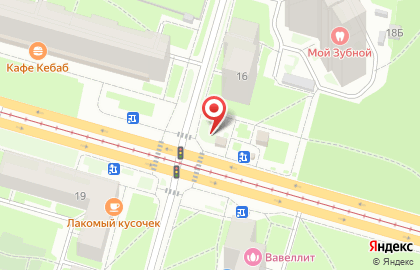 Магазин цветов в Санкт-Петербурге на карте