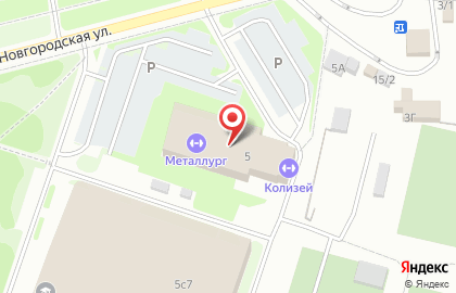 Каток Металлург на карте