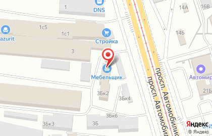 Торговый мебельный центр Дмитровский на карте
