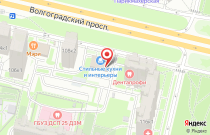 Мебель в Кузьминках на карте