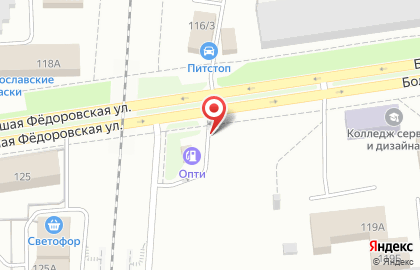 АЗС в Ярославле на карте