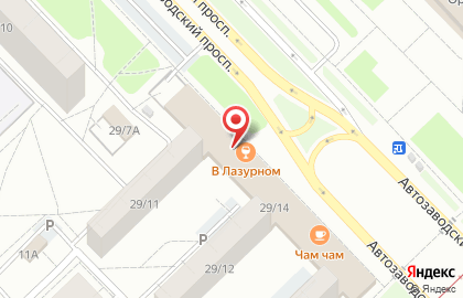 Бар В Лазурном на карте