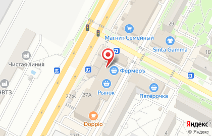 Магазин Свежее мясо на проспекте Кулакова на карте