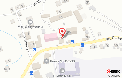 Участковый пункт полиции с. Татарка на улице Ленина, 59 на карте