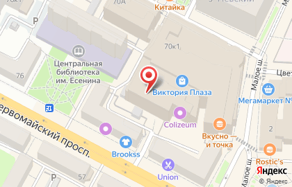 Супермаркет цифровой и бытовой техники DNS в Железнодорожном округе на карте